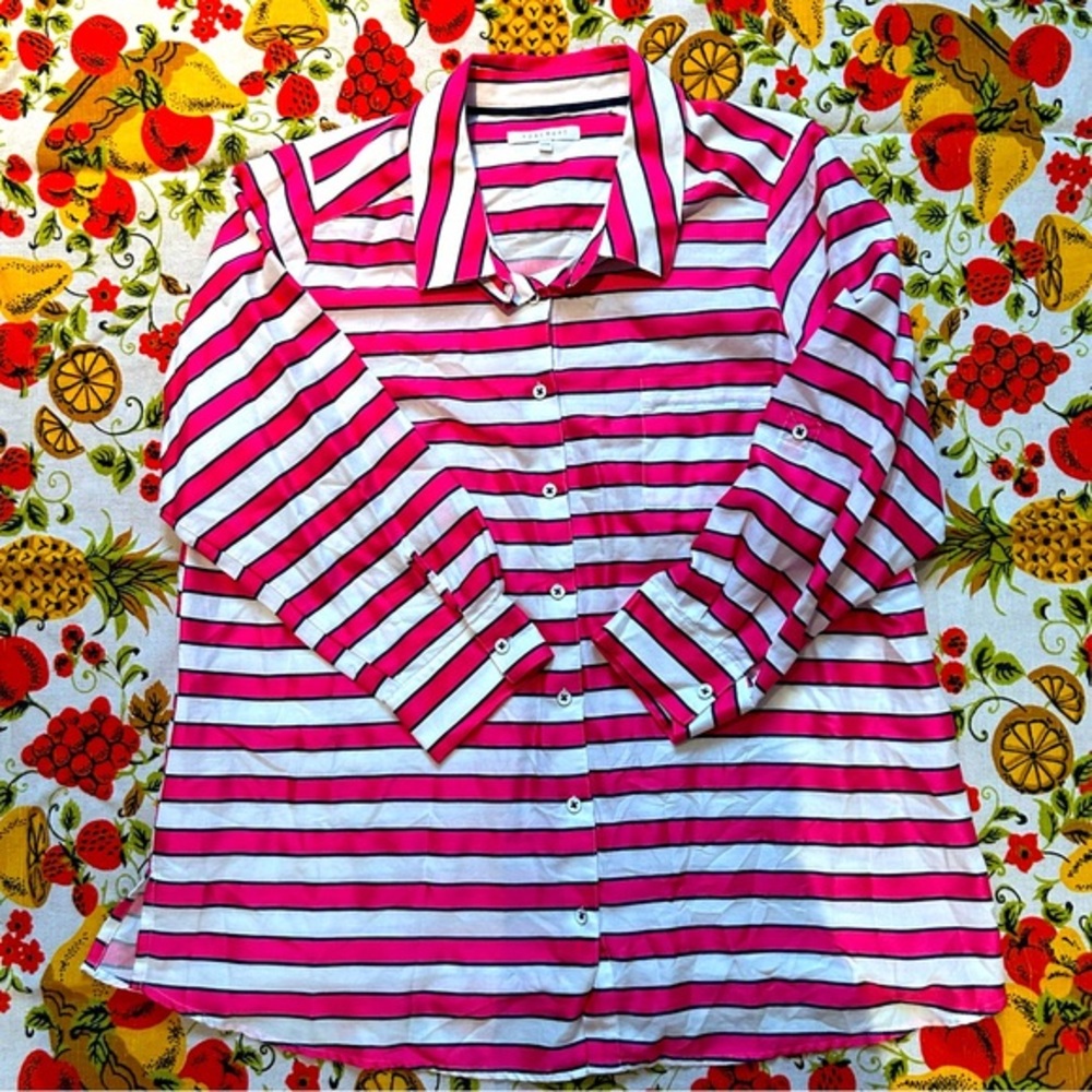 Foxcroft Button Down Top